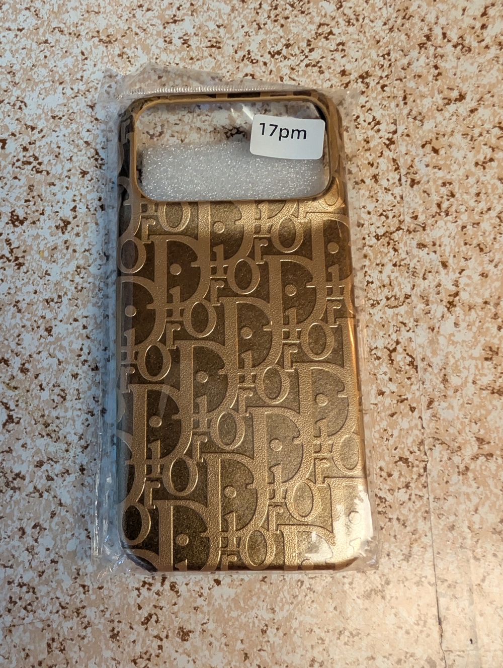 iPhone 17 Pro Max Fashion Phone Case GOLDEN BROWN